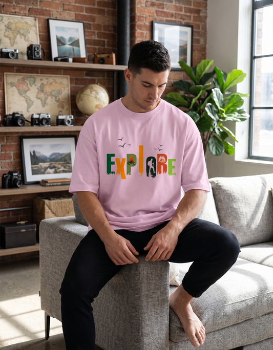 Explore Unisex oversized tee