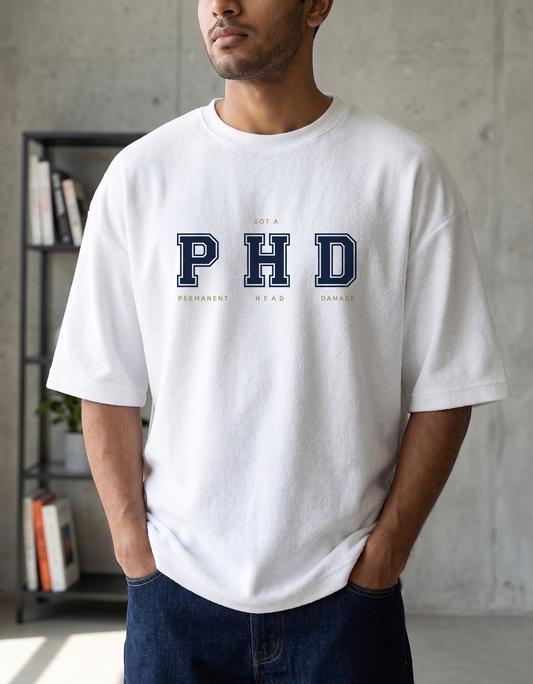 PHD Unisex Terry Oversized Tee