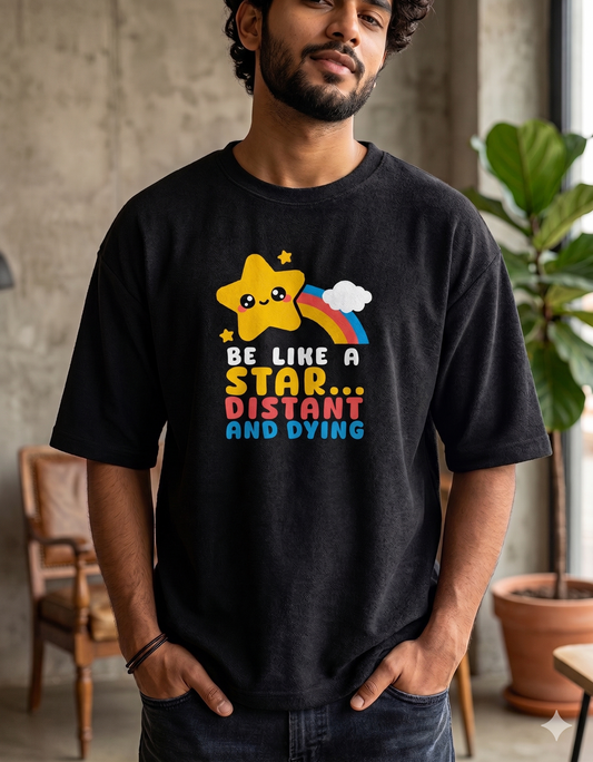 Be like a star Unisex Terry Oversized Tee