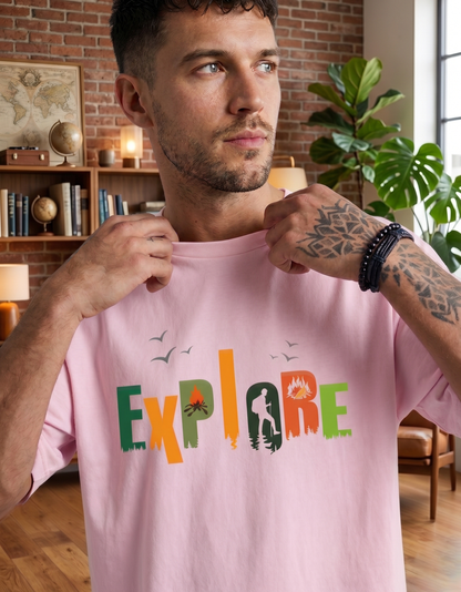 Explore Unisex oversized tee