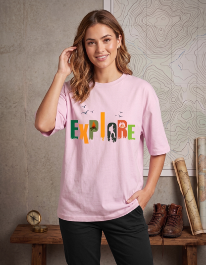 Explore Unisex oversized tee