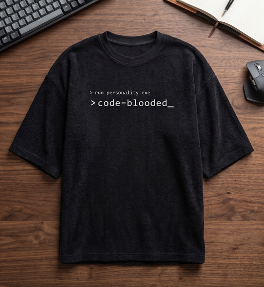 Coder . exe Unisex Terry Oversized Tee