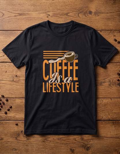 Coffee is Lifestyle Crew unisex T-Shirt