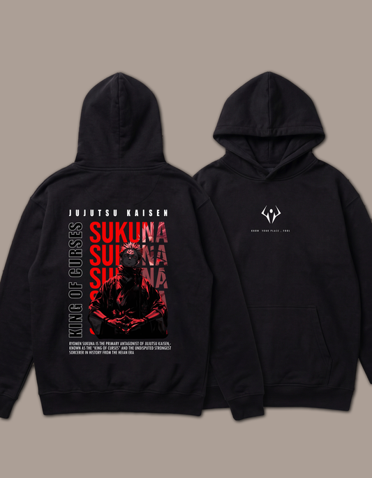 Jujutsu kaisen Sukuna Unisex Oversized Hoodie