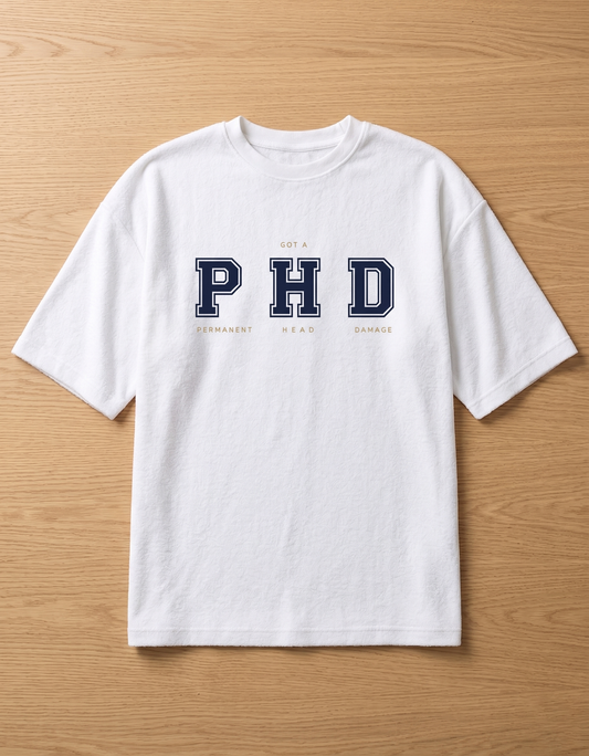 PHD Unisex Terry Oversized Tee