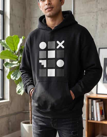 Geometric Unisex Oversized Hoodie