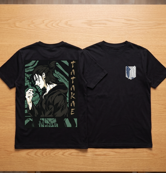 Attack on titan Eren Unisex Classic Crew T-Shirt