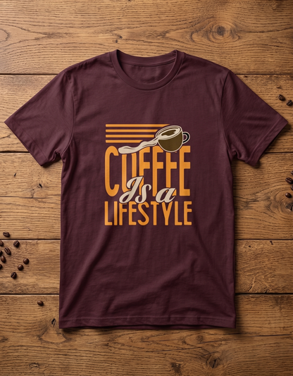 Coffee is Lifestyle Crew unisex T-Shirt