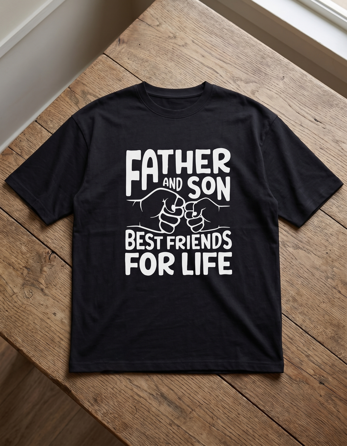 Father and Son Unisex Oversized Classic T-Shirt