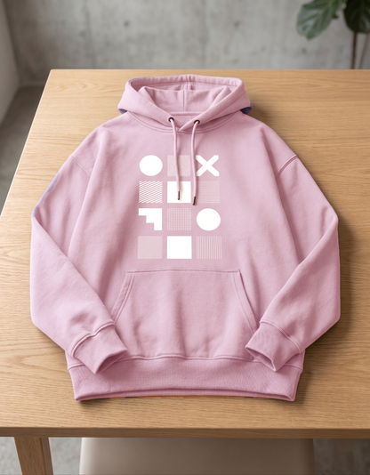 Geometric Unisex Oversized Hoodie