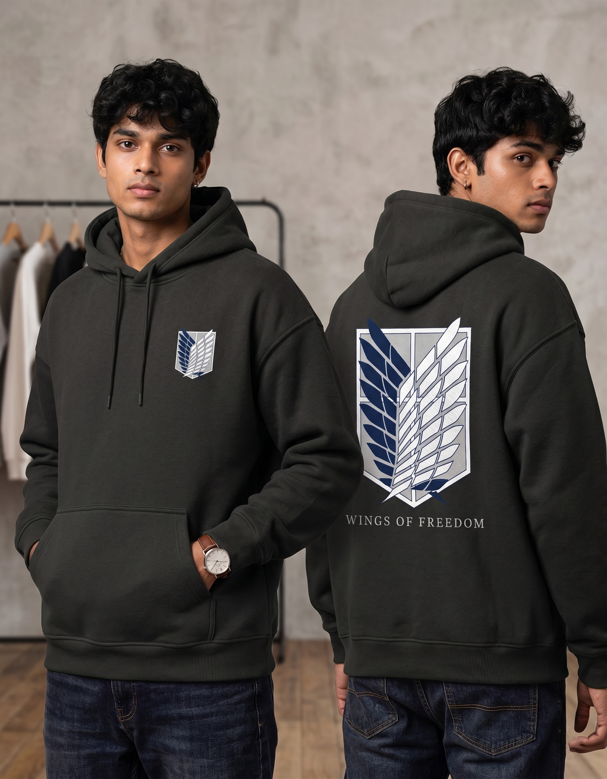 Attack on Titan Unisex Oversized Hoodie