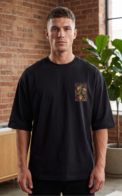 Tropical Unisex oversized tee