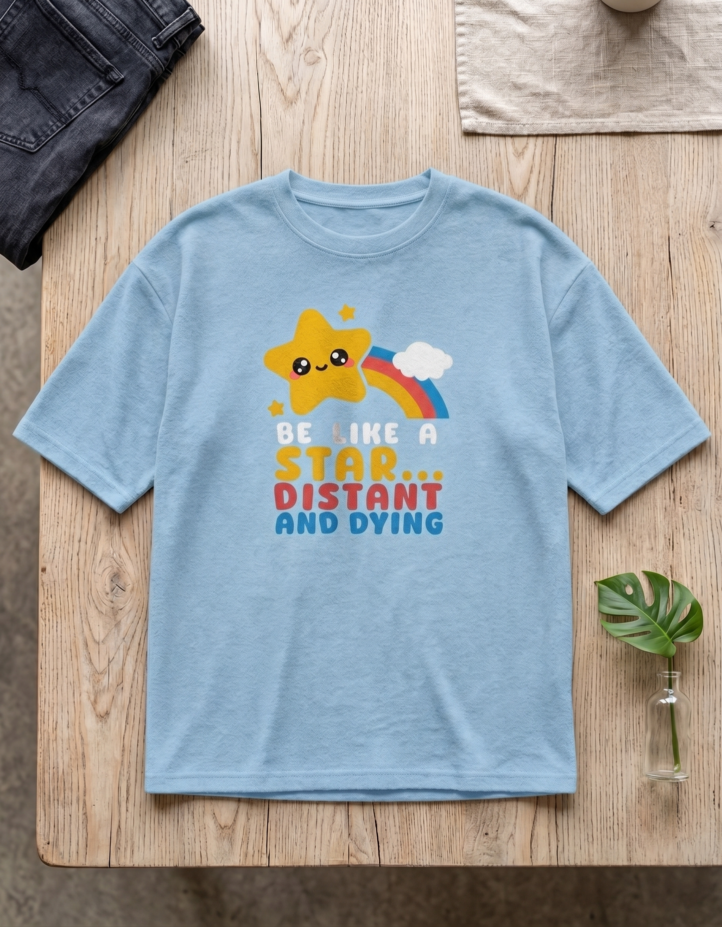 Be like a star Unisex Terry Oversized Tee