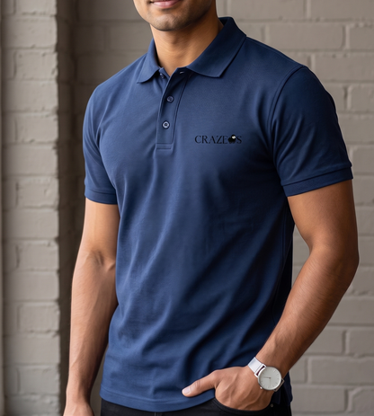 Men's Casual Polo with Embriodery