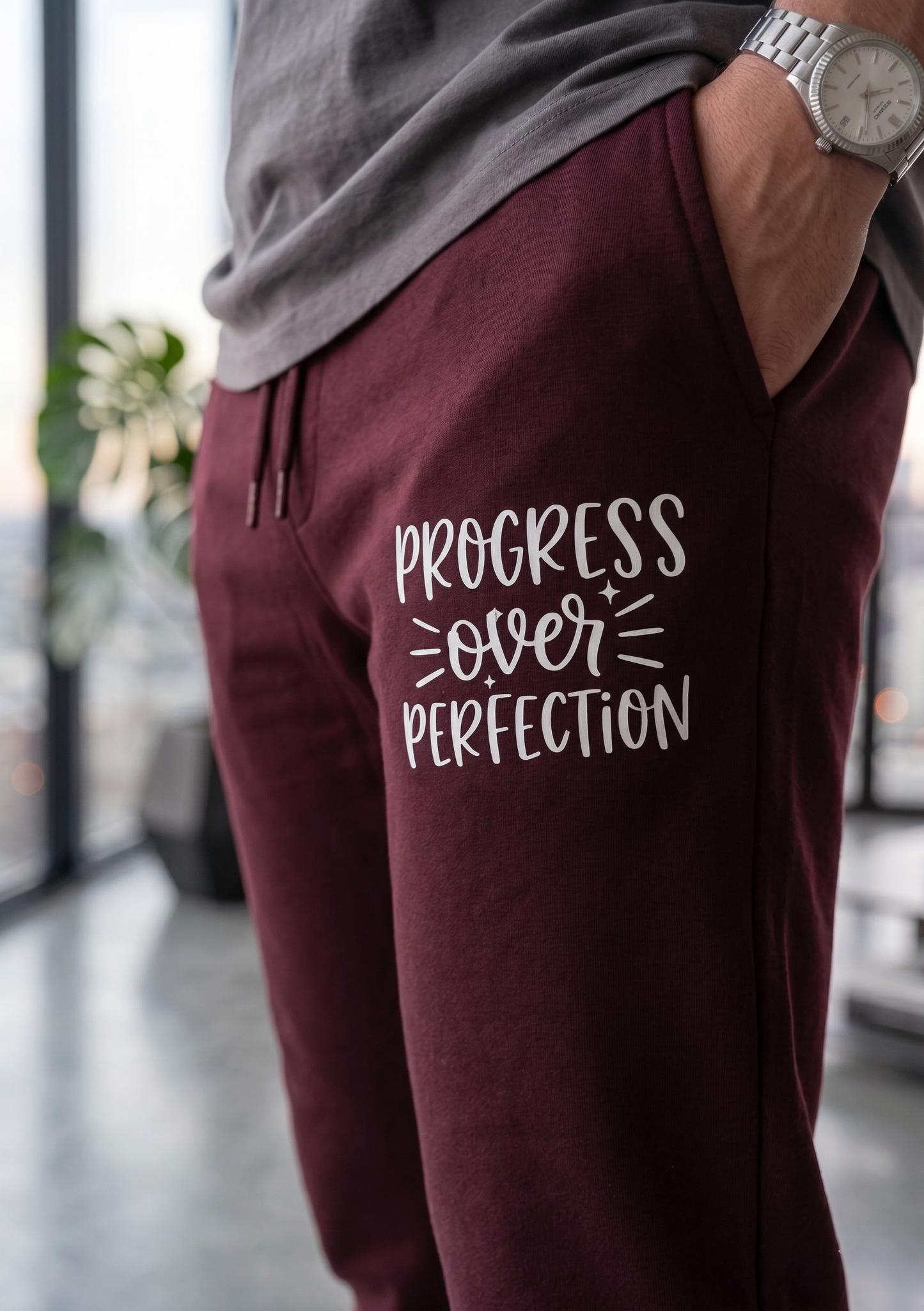 Progress Over Perfection Joggers