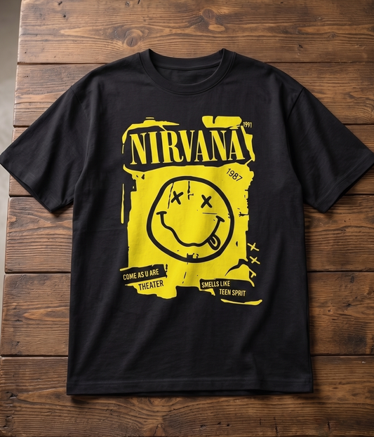 Nirvana Unisex Oversized Classic T-Shirt