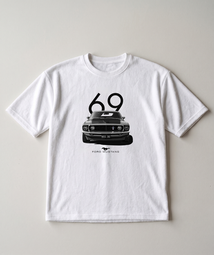 Ford mustang 69 Unisex Terry Oversized Tee