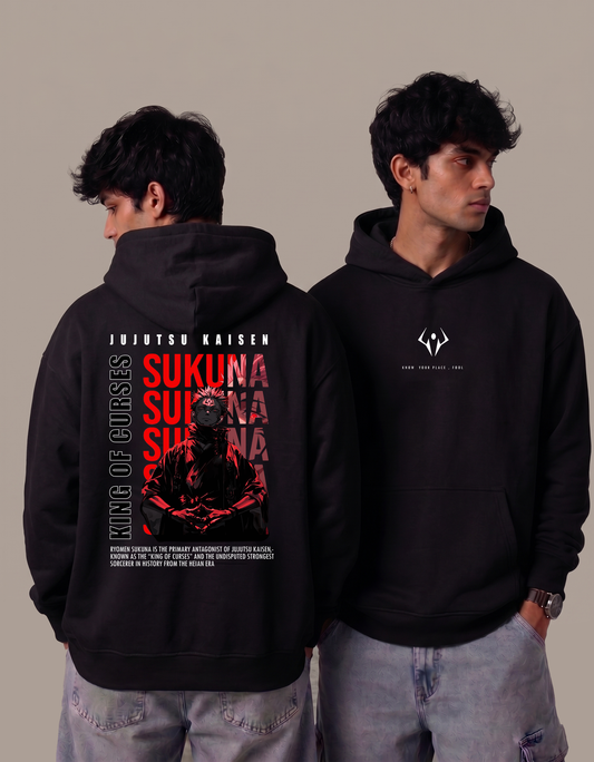 Jujutsu kaisen Sukuna Unisex Oversized Hoodie