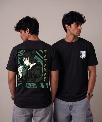 Attack on titan Eren Unisex Classic Crew T-Shirt