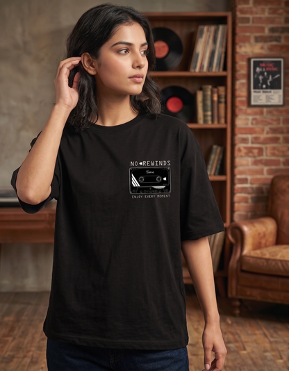 No Rewinds Oversized Tee
