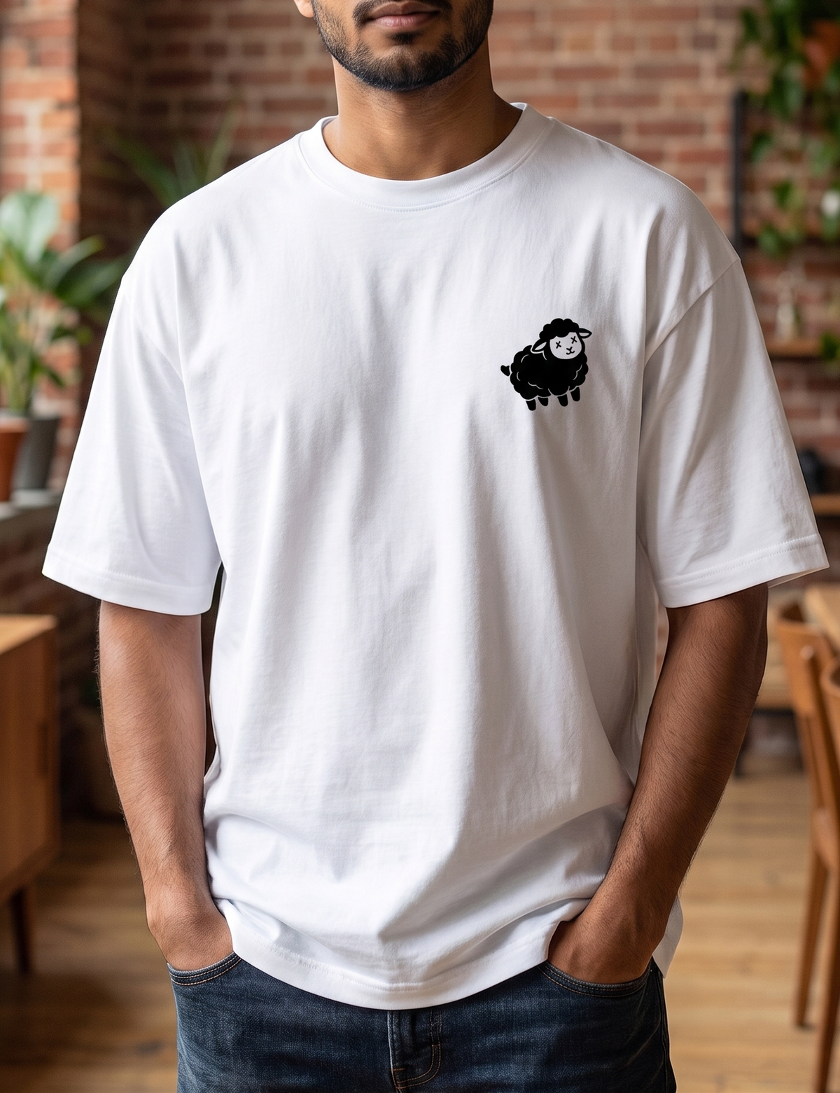 Never wait Unisex Terry Oversized Tee