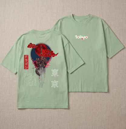 Tokyo Unisex Terry Oversized Tee