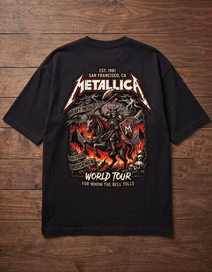 Mettalica Oversized Tee