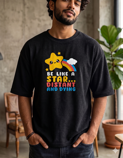 Be like a star Unisex Terry Oversized Tee