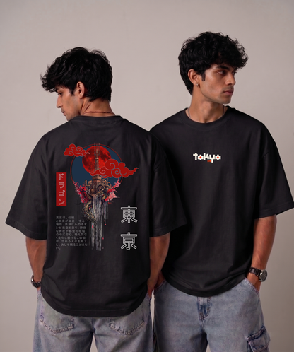 Tokyo Unisex Terry Oversized Tee