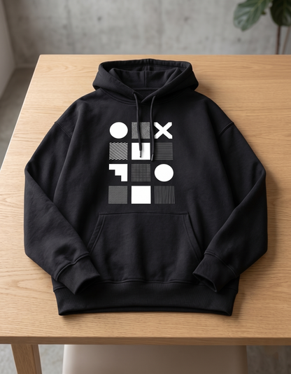 Geometric Unisex Oversized Hoodie