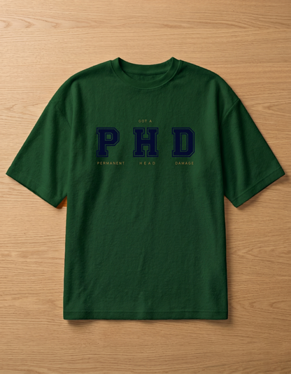 PHD Unisex Terry Oversized Tee