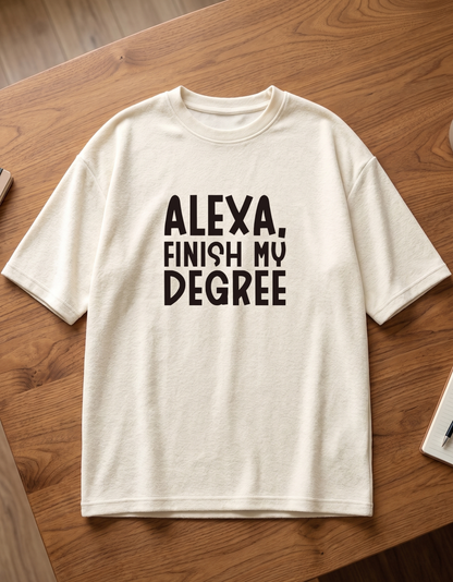 Alexa Unisex Terry Oversized Tee
