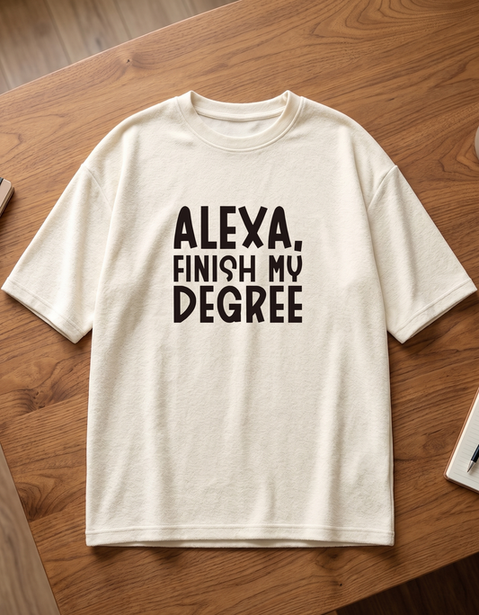 Alexa Unisex Terry Oversized Tee