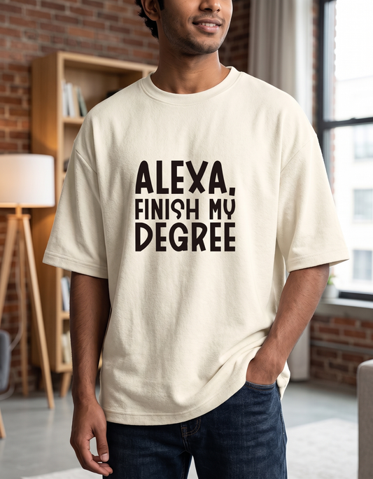 Alexa Unisex Terry Oversized Tee