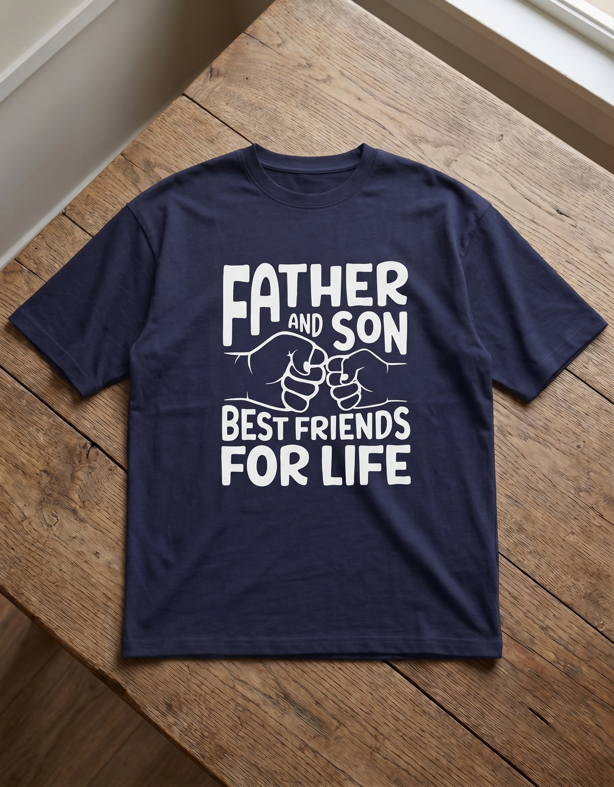 Father and Son Unisex Oversized Classic T-Shirt
