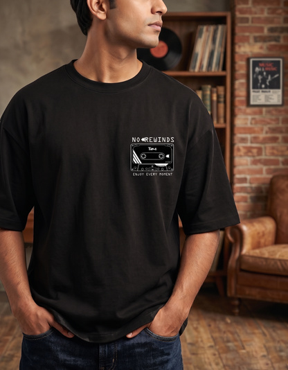 No Rewinds Oversized Tee