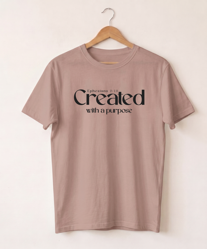 created with purpose Classic Crew T-Shirt