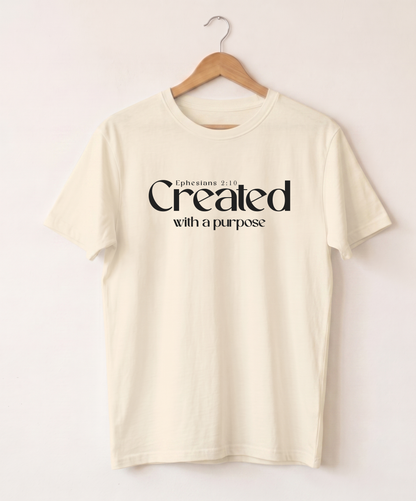 created with purpose Classic Crew T-Shirt