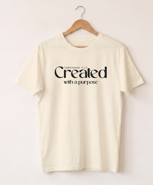 created with purpose Classic Crew T-Shirt