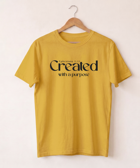 created with purpose Classic Crew T-Shirt