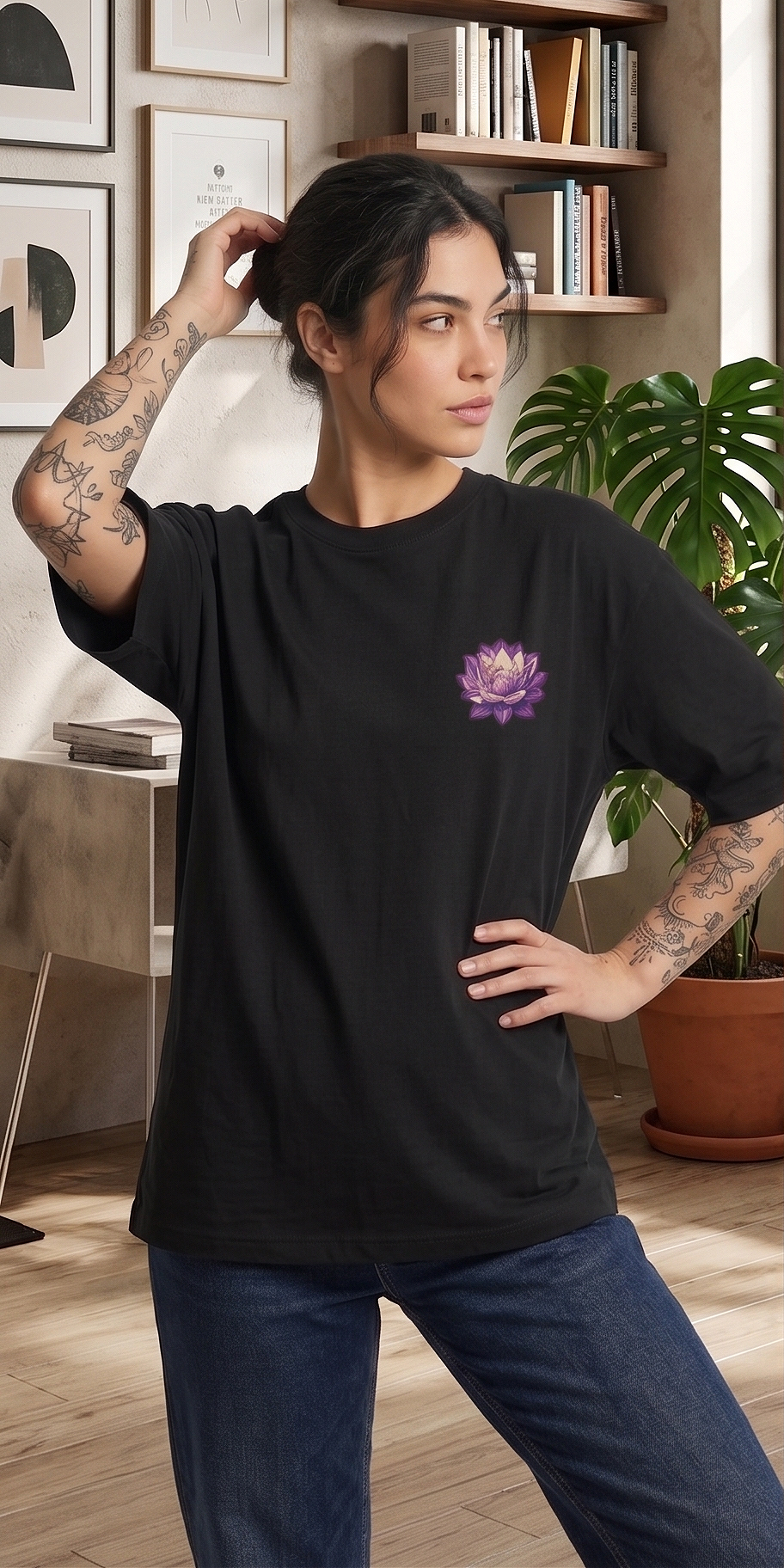 Namaste Bitches Unisex oversized