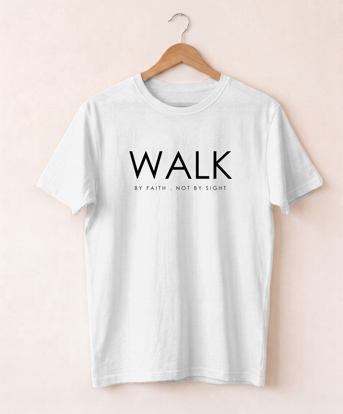 Walk by faith Classic Crew T-Shirt
