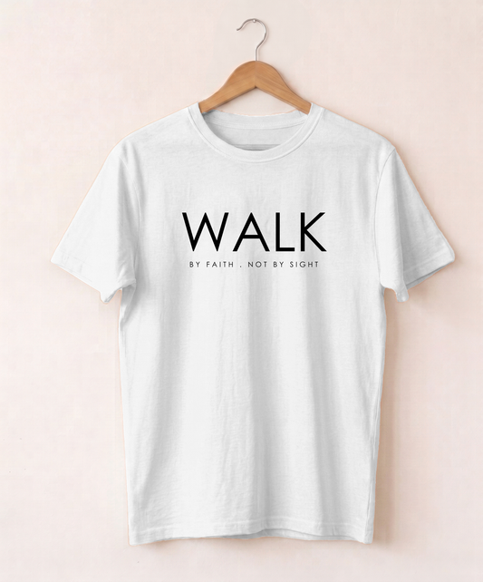 Walk by faith Classic Crew T-Shirt